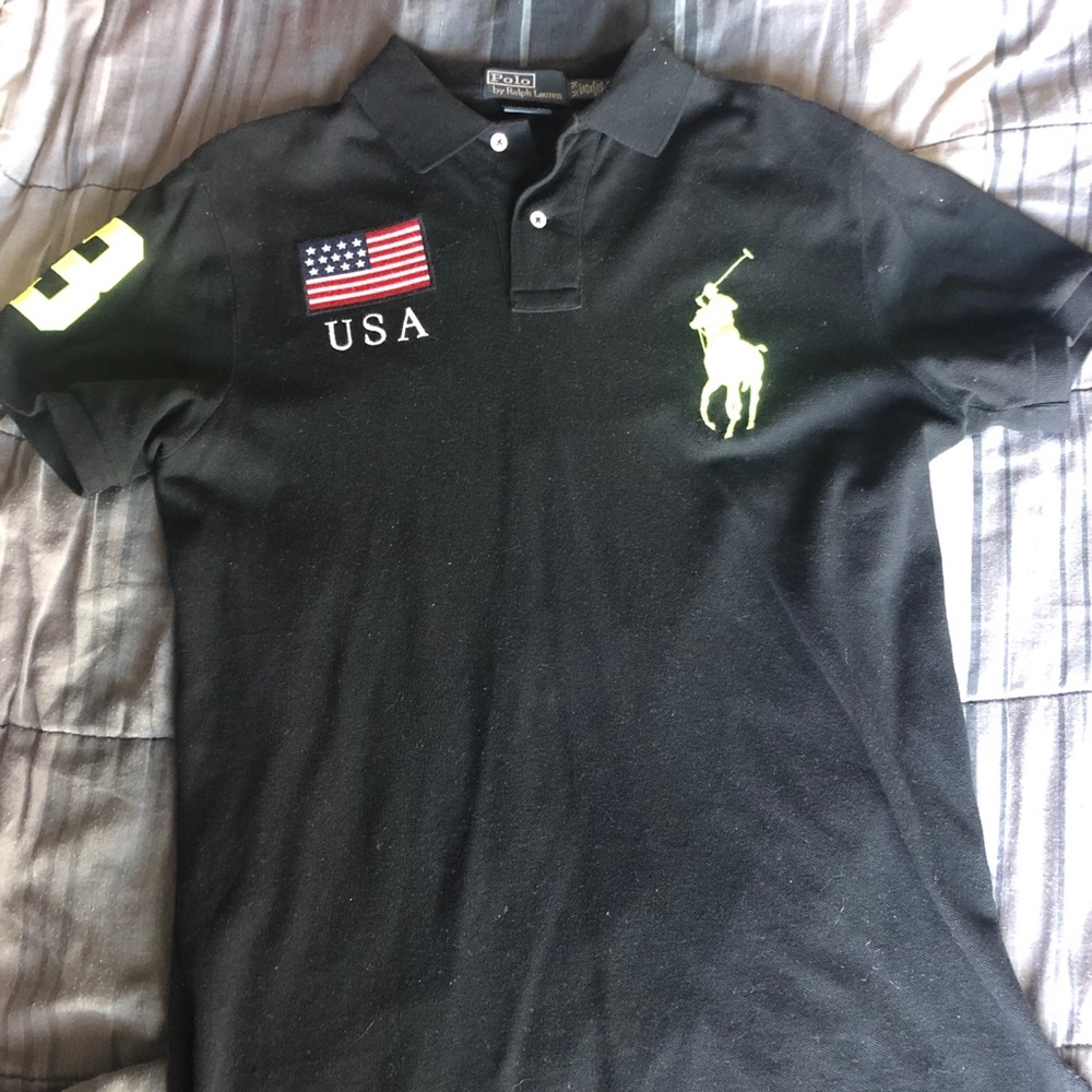 Big pony mesh Polo shirt